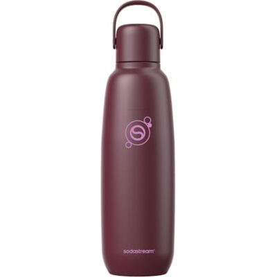 sodastream fizz & go Edelstahlflasche 0,9L, Thermosflasche, Pomegranate Rot sodastream fizz & go Edelstahlflasche 0,9L, Thermosflasche, Pomegranate Rot