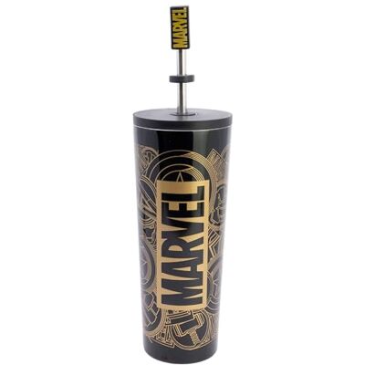 Stor Avengers Thermobecher mit Strohhalm 770ml Edelstahl Isolierbecher Wiederverwendbar mit Deckel für Heiße und Kalte Getränke Stor Avengers Thermobecher mit Strohhalm 770ml Edelstahl Isolierbecher Wiederverwendbar mit Deckel für Heiße und Kalte Getränke