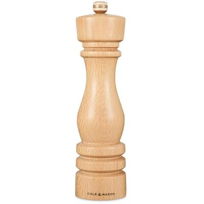 Cole & Mason London Natürliches Holz Pfeffermühle 22 cm Precision+ Mahlwerk Cole & Mason London Natürliches Holz Pfeffermühle 22 cm Precision+ Mahlwerk