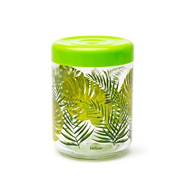 EXCELSA Laub Glasbehälter - 800ml - Lebensmittelaufbewahrung EXCELSA Laub Glasbehälter - 800ml - Lebensmittelaufbewahrung