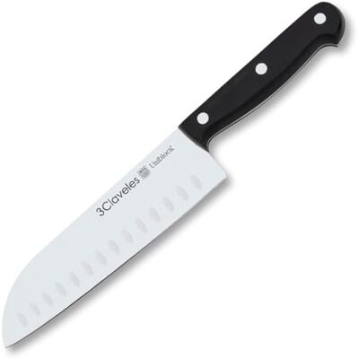 3 Claveles Forge Santoku Küchenmesser geriffelt, 18 cm 3 Claveles Forge Santoku Küchenmesser geriffelt, 18 cm