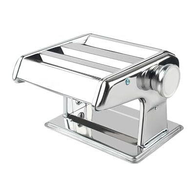 Avilia Manuelle Nudelmaschine mit abnehmbarem Griff, Nudelmaschine mit 9 Schnittpositionen für Spaghetti und Lasagne, aus Stahl, 20 x 15 x 25 cm Avilia Manuelle Nudelmaschine mit abnehmbarem Griff, Nudelmaschine mit 9 Schnittpositionen für Spaghetti und Lasagne, aus Stahl, 20 x 15 x 25 cm