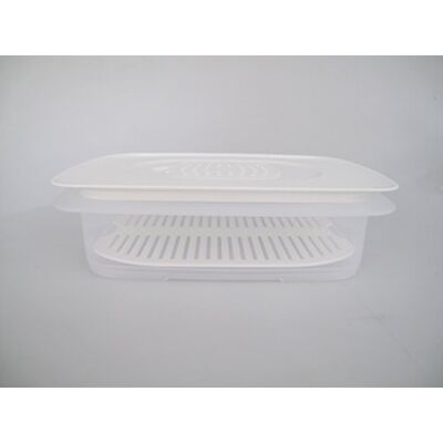 Tupperware Cool`N Fresh 1,5L Behälter + Frischegitter weiß + Klimadeckel P 22264 Tupperware Cool`N Fresh 1,5L Behälter + Frischegitter weiß + Klimadeckel P 22264