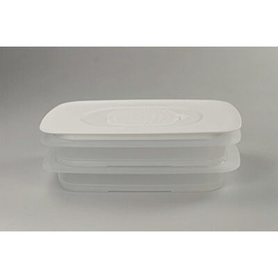 Tupperware Cool`N Fresh 700 ml (2) Behälter + Klimadeckel weiß Stapelprofi Tupperware Cool`N Fresh 700 ml (2) Behälter + Klimadeckel weiß Stapelprofi