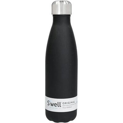 S'well vakuumisolierte Wasserflasche - 500ml - Onyx S'well vakuumisolierte Wasserflasche - 500ml - Onyx