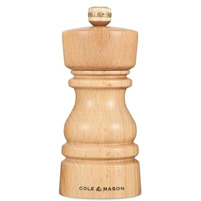 Cole & Mason London Natürliches Holz Pfeffermühle 13 cm Precision+ Mahlwerk Cole & Mason London Natürliches Holz Pfeffermühle 13 cm Precision+ Mahlwerk