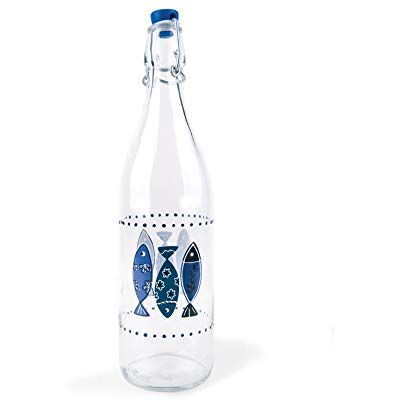 Excelsa Ocean Flasche, Mehrfarbig, 1 l, Glas Excelsa Ocean Flasche, Mehrfarbig, 1 l, Glas