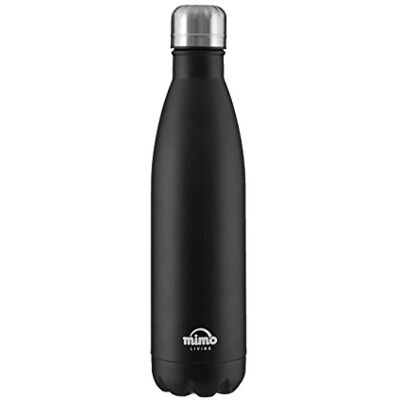 Premier Housewares MIMO Vakuum Flasche Fläschchen 350 ml, Edelstahl, 7 x 7 x 28 cm, Edelstahl, Schwarz, 7 x 7 x 28 cm Premier Housewares MIMO Vakuum Flasche Fläschchen 350 ml, Edelstahl, 7 x 7 x 28 cm, Edelstahl, Schwarz, 7 x 7 x 28 cm