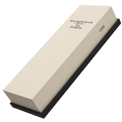 Rio SUPERSHARP PRO Schleifstein, mittel 1000er Körnung – Professioneller Messerschärfstein mit rutschfester Unterlage, 24 x 8 x 4 cm – Langlebiger, breiterer und dickerer Messerschärfer Rio SUPERSHARP PRO Schleifstein, mittel 1000er Körnung – Professioneller Messerschärfstein mit rutschfester Unterlage, 24 x 8 x 4 cm – Langlebiger, breiterer und dickerer Messerschärfer