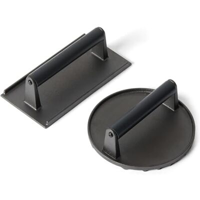 Amazon Burgerpresse, rund und rechteckig, 1 Set, Schwarz, Round 17.2 x 17.2 x 6.9 cm, Rectangle 20.6 x 10.7 x 6.8 cm Amazon Burgerpresse, rund und rechteckig, 1 Set, Schwarz, Round 17.2 x 17.2 x 6.9 cm, Rectangle 20.6 x 10.7 x 6.8 cm