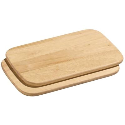 Zassenhaus 50714 2er Set Frühstücksbrett Gummibaum 28 x 21 Zassenhaus 50714 2er Set Frühstücksbrett Gummibaum 28 x 21