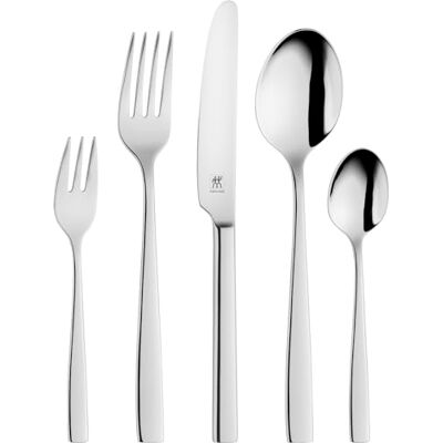ZWILLING Roseland Besteck Set 30-teilig, Für 6 Personen, Spülmaschinengeeignet, 18/10 Edelstahl, Poliert, Silber ZWILLING Roseland Besteck Set 30-teilig, Für 6 Personen, Spülmaschinengeeignet, 18/10 Edelstahl, Poliert, Silber