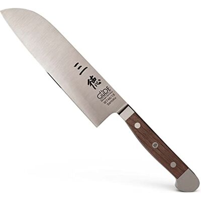 Güde Solingen – Santoku Messer - Walnuss-Holz - Handgefertigt Güde Solingen – Santoku Messer - Walnuss-Holz - Handgefertigt
