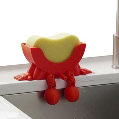 Generic Cute Hanging Sponge Holder with Drainage, Smile Face Hanging Sink CDDY Sponge Holder for Kitchen Sink Accessories 3D Printed Organizer With Drainage Holes And Legs Plastic Shelf For Sponges And Generic Cute Hanging Sponge Holder with Drainage, Smile Face Hanging Sink CDDY Sponge Holder for Kitchen Sink Accessories 3D Printed Organizer With Drainage Holes And Legs Plastic Shelf For Sponges And