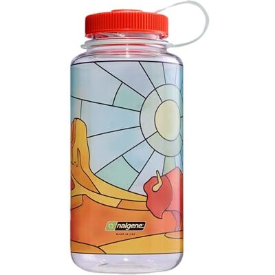 Nalgene Trinkflasche 'WH Sustain' 1 L desert, große Trinköffnung, optimal zu reinigen, Botanical Florals Nalgene Trinkflasche 'WH Sustain' 1 L desert, große Trinköffnung, optimal zu reinigen, Botanical Florals