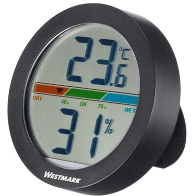 Westmark Thermometer Hygrometer - Schwarz - Temperatur & Feuchtigkeitsmesser Westmark Thermometer Hygrometer - Schwarz - Temperatur & Feuchtigkeitsmesser