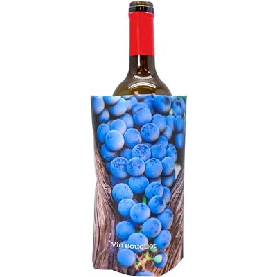 VB Vin Bouquet - Schwarze Trauben Verstellbare Flaschenkühler - Flaschen Kühler VB Vin Bouquet - Schwarze Trauben Verstellbare Flaschenkühler - Flaschen Kühler