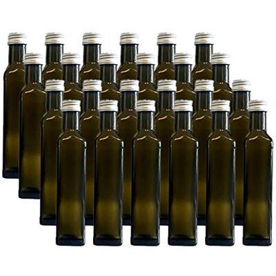 Vitrea x Glasflaschen MARASKA GRÜN 500ml mit Schraub-Deckel Silber Saftflasche Likörflaschen Schnapsflaschen Ölflaschen Flaschen Wasserflasche aus Glas zum selbst befüllen (48) Vitrea x Glasflaschen MARASKA GRÜN 500ml mit Schraub-Deckel Silber Saftflasche Likörflaschen Schnapsflaschen Ölflaschen Flaschen Wasserflasche aus Glas zum selbst befüllen (48)