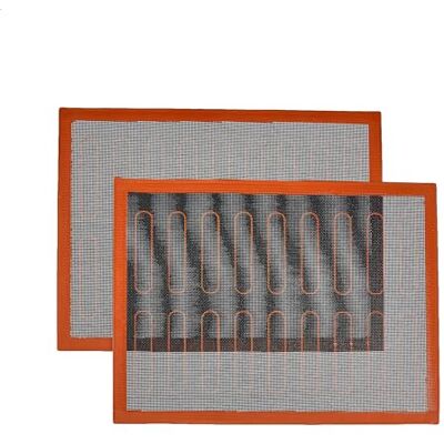 Amazon Silikon-Backmatte, haftet nicht an, perforiert, für Brot, Gebäck, leicht zu reinigen, wiederverwendbar, 2 Stück, schwarz-rot-weiß, Rechteckig 40L x 30B cm Amazon Silikon-Backmatte, haftet nicht an, perforiert, für Brot, Gebäck, leicht zu reinigen, wiederverwendbar, 2 Stück, schwarz-rot-weiß, Rechteckig 40L x 30B cm