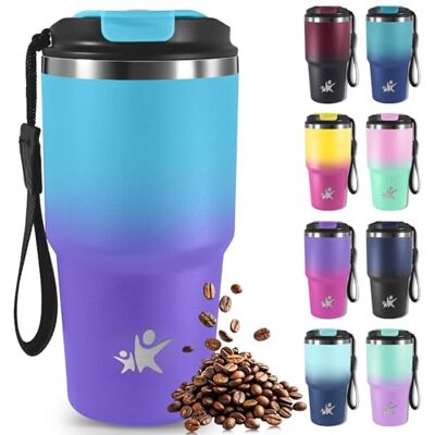 Mujigaga Thermosbecher, 20oz Kaffeebecher to go, Vakuum-Isoliert mit Deckel, Thermobecher Auslaufsicher, 100% Dicht, Coffee to go Becher Thermo, Kaffee Thermobecher für Kaffee, Smoothies und Mehr Mujigaga Thermosbecher, 20oz Kaffeebecher to go, Vakuum-Isoliert mit Deckel, Thermobecher Auslaufsicher, 100% Dicht, Coffee to go Becher Thermo, Kaffee Thermobecher für Kaffee, Smoothies und Mehr