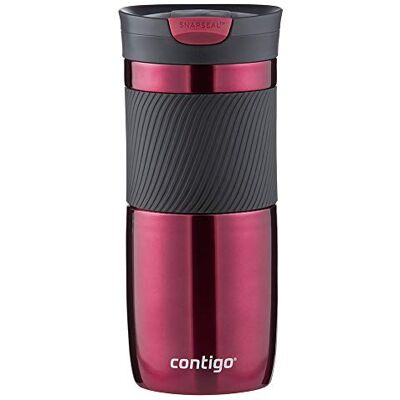 Contigo Thermobecher Byron Snapseal, Edelstahl Isolierbecher, Kaffebecher to go, auslaufsicher, spülmaschinenfester Deckel BPA-frei, 470 ml, 1 Stück (1er Pack) Contigo Thermobecher Byron Snapseal, Edelstahl Isolierbecher, Kaffebecher to go, auslaufsicher, spülmaschinenfester Deckel BPA-frei, 470 ml, 1 Stück (1er Pack)