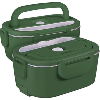 Rosenstein & Söhne Lunchbox für Auto: 2er-Set elektrische Lunchboxen für warmes Essen, 1,5l, 80W, 230/24/12V (mit Heizfunktion, mit Isolierung, Golf) Rosenstein & Söhne Lunchbox für Auto: 2er-Set elektrische Lunchboxen für warmes Essen, 1,5l, 80W, 230/24/12V (mit Heizfunktion, mit Isolierung, Golf)