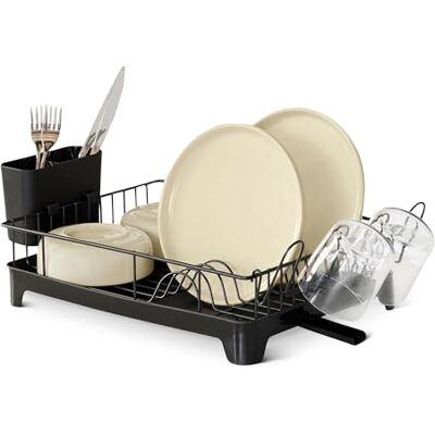 Amazon Abtropfgestell, Edelstahl, 38,6cm × 29,5cm × 10,2cm, Schwarz, Amazon Abtropfgestell, Edelstahl, 38,6cm × 29,5cm × 10,2cm, Schwarz,