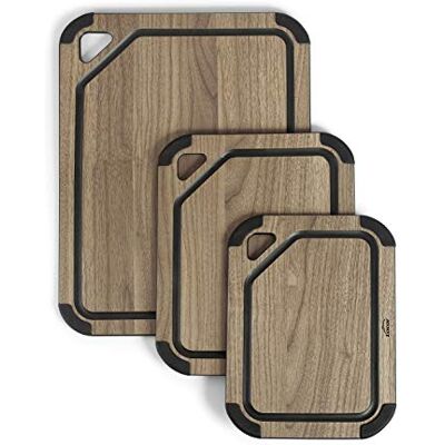 Lacor Nogal 26,5x19,5cm Holzfaser Schneidebrett - Küchenutensilien Lacor Nogal 26,5x19,5cm Holzfaser Schneidebrett - Küchenutensilien