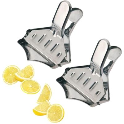 Westmark 2 Zitronenschnitzelpressen/Kleine Zitruspressen, Rostfreier Edelstahl, 908822E3 Westmark 2 Zitronenschnitzelpressen/Kleine Zitruspressen, Rostfreier Edelstahl, 908822E3