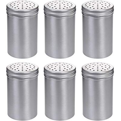 GRÄWE 2er-Set Pommesstreuer aus Aluminium, Salzstreuer, Gewürzstreuer (2 Stück) GRÄWE 2er-Set Pommesstreuer aus Aluminium, Salzstreuer, Gewürzstreuer (2 Stück)