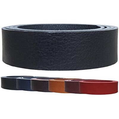 Lederriemen.com Vollrindleder Lederriemen 'New Jersey', gewalktes Gürtelleder, 3,1-3,5mm dick, Farbe:schwarz, Breite:3cm breit Lederriemen.com Vollrindleder Lederriemen 'New Jersey', gewalktes Gürtelleder, 3,1-3,5mm dick, Farbe:schwarz, Breite:3cm breit