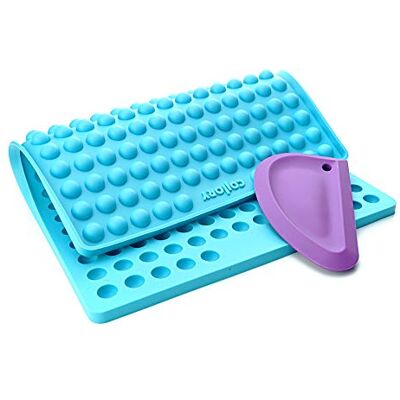 Collory Medium Halbkugel (1,5cm) Silikon Backmatte und Teigschaber Set, DIY Hundekekse, Pralinen und Bonbon, Alternative zu Backpapier, Antihaftend, Lebensmittelecht & BPA-frei Collory Medium Halbkugel (1,5cm) Silikon Backmatte und Teigschaber Set, DIY Hundekekse, Pralinen und Bonbon, Alternative zu Backpapier, Antihaftend, Lebensmittelecht & BPA-frei