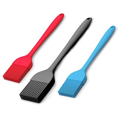 Pritogo Backpinsel 3er-Set (1 Groß, 2 Klein) hitzebeständiger Silikonpinsel Grillpinsel Bratenpinsel zum Kochen BBQ bis 200° Pritogo Backpinsel 3er-Set (1 Groß, 2 Klein) hitzebeständiger Silikonpinsel Grillpinsel Bratenpinsel zum Kochen BBQ bis 200°