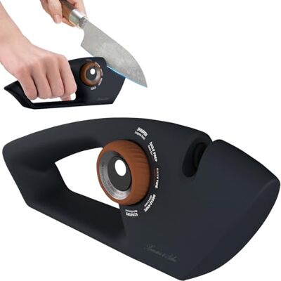 Rosenstein & Söhne Messerschärfer: Manueller 5in1-Messer- und Scherenschärfer mit ergonomischem Griff (Messer und Scherenschleifer, Schärfer für und Scheren, Kochen) Rosenstein & Söhne Messerschärfer: Manueller 5in1-Messer- und Scherenschärfer mit ergonomischem Griff (Messer und Scherenschleifer, Schärfer für und Scheren, Kochen)