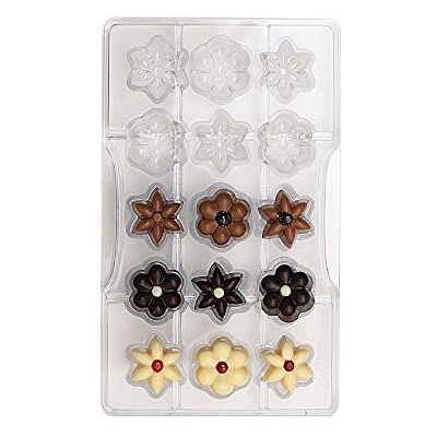 Decora 0050142 SCHOKOLADENFORM BLUMEN 15 CAV. 200 X 120 X 22 MM Decora 0050142 SCHOKOLADENFORM BLUMEN 15 CAV. 200 X 120 X 22 MM