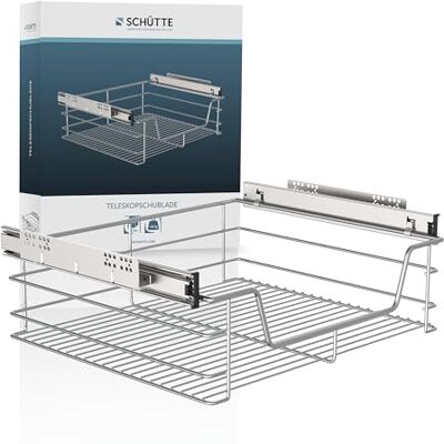 EYCKHAUS KITCHEN & COOKING Teleskopschublade - Schubladenführung - 410x150x450 mm - Grau EYCKHAUS KITCHEN & COOKING Teleskopschublade - Schubladenführung - 410x150x450 mm - Grau