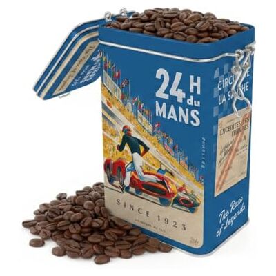 ART Retro Kaffeedose, 1,3 l, 24h Le Mans – Racing Poster Blue – Geschenk-Idee für Motor-Fans, Original Lizenzprodukt (OLP), Blech-Dose mit Aromadeckel, Vintage Design ART Retro Kaffeedose, 1,3 l, 24h Le Mans – Racing Poster Blue – Geschenk-Idee für Motor-Fans, Original Lizenzprodukt (OLP), Blech-Dose mit Aromadeckel, Vintage Design