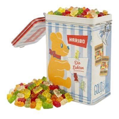 ART Retro Aromadose, 1,3 l, HARIBO – Die Echten – Geschenk-Idee für Naschkatzen, Original Lizenzprodukt (OLP), Blech-Dose mit Aromadeckel, Vintage Design ART Retro Aromadose, 1,3 l, HARIBO – Die Echten – Geschenk-Idee für Naschkatzen, Original Lizenzprodukt (OLP), Blech-Dose mit Aromadeckel, Vintage Design
