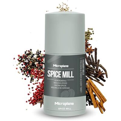 Microplane Gewürzmühle 2in1 – Salbei Grün Manuelle Mühle mit rasiermesserscharfer Edelstahlklinge Reibt Muskatnuss, Zimt, Tonkabohne, LangenPfeffer, Nüsse & mehr Microplane Gewürzmühle 2in1 – Salbei Grün Manuelle Mühle mit rasiermesserscharfer Edelstahlklinge Reibt Muskatnuss, Zimt, Tonkabohne, LangenPfeffer, Nüsse & mehr
