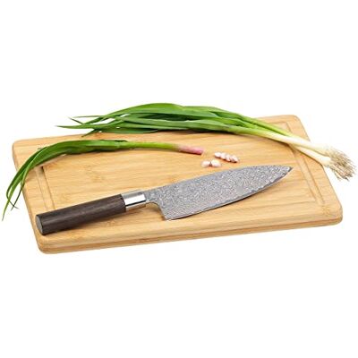 Rosenstein & Söhne Holzbrett Küche: Bambus-Schneidebrett mit Saftrille, 38 x 25 cm, antibakteriell (Bambus-Küchenbretter, Käseschneidbretter, Backen) Rosenstein & Söhne Holzbrett Küche: Bambus-Schneidebrett mit Saftrille, 38 x 25 cm, antibakteriell (Bambus-Küchenbretter, Käseschneidbretter, Backen)