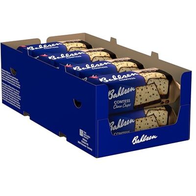 The Bahlsen Family Bahlsen Comtess Choco-Chips 8er Pack saftiger Rührkuchen mit Schokoladenstückchen, einzeln verpackt (8 x 350 g) The Bahlsen Family Bahlsen Comtess Choco-Chips 8er Pack saftiger Rührkuchen mit Schokoladenstückchen, einzeln verpackt (8 x 350 g)