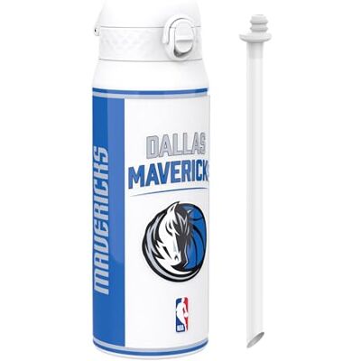 ion8 NBA Dallas Mavericks Trinkflasche Mit Herausnehmbarem Strohhalm, 750ml/24oz, Auslaufsichere Isolierflasche, Leicht Zu Öffnen, Sicherer Verschluss, Spülmaschinenfest, Klappdeckel, Metallflasche ion8 NBA Dallas Mavericks Trinkflasche Mit Herausnehmbarem Strohhalm, 750ml/24oz, Auslaufsichere Isolierflasche, Leicht Zu Öffnen, Sicherer Verschluss, Spülmaschinenfest, Klappdeckel, Metallflasche