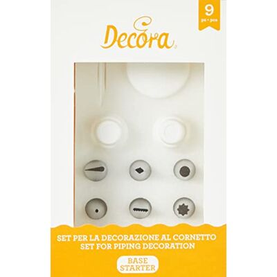 Decora 0252040 GARNIERTÜLLEN 9 TLG Set, 17.5x11x5.5 cm Decora 0252040 GARNIERTÜLLEN 9 TLG Set, 17.5x11x5.5 cm