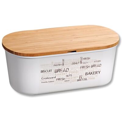 Kesper Brotbox mit Schneidebrett, PET, 34 x 18 x 14 cm 38500 Kesper Brotbox mit Schneidebrett, PET, 34 x 18 x 14 cm 38500