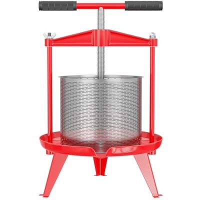 Wiltec Spindelpresse 14 L Obstpresse aus Edelstahl 66x58x47cm, einfach zu reinigen zum Herstellen von Apfelsaft Obstsaft Beerenpresse Weinpresse Wiltec Spindelpresse 14 L Obstpresse aus Edelstahl 66x58x47cm, einfach zu reinigen zum Herstellen von Apfelsaft Obstsaft Beerenpresse Weinpresse