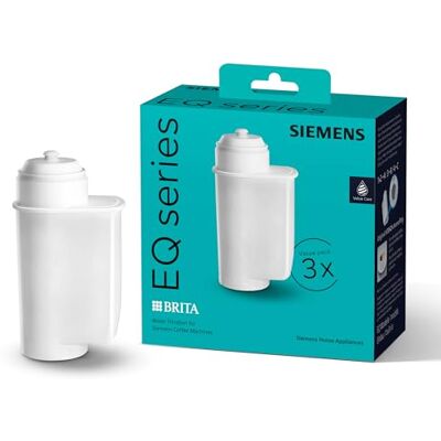 Siemens BRITA INTENZA Wasserfilter, 3 Stück, reduziert die Wasserhärte, für ein langes Maschinenleben, TZ70033A Siemens BRITA INTENZA Wasserfilter, 3 Stück, reduziert die Wasserhärte, für ein langes Maschinenleben, TZ70033A