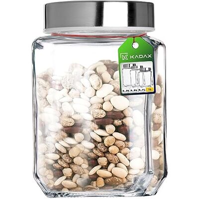 KADAX - Rubi - 1000 ml - Glas - Glasbehälter KADAX - Rubi - 1000 ml - Glas - Glasbehälter