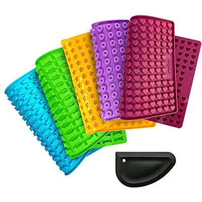 Collory Silikon Backmatten Starterpaket mit Schaber (6er Set), Backformen für Hundekekse und Leckerlis, Pralinenform, Lebensmittelecht (BPA-Frei) Collory Silikon Backmatten Starterpaket mit Schaber (6er Set), Backformen für Hundekekse und Leckerlis, Pralinenform, Lebensmittelecht (BPA-Frei)