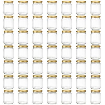 Vitrea 50x Marmeladengläser 275 ml mit Deckel Gold TO 66 Einmachgläser zum befüllen mit Schraubdeckel Sturzgläser für Marmelade Schraubgläser leere Gläser 50 Stück Vitrea 50x Marmeladengläser 275 ml mit Deckel Gold TO 66 Einmachgläser zum befüllen mit Schraubdeckel Sturzgläser für Marmelade Schraubgläser leere Gläser 50 Stück