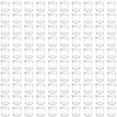 Vitrea 100x Marmeladengläser 167 ml mit Deckel Weiß TO 66 Einmachgläser zum befüllen mit Schraubdeckel Sturzgläser für Marmelade Schraubgläser leere Gläser 100 Stück Vitrea 100x Marmeladengläser 167 ml mit Deckel Weiß TO 66 Einmachgläser zum befüllen mit Schraubdeckel Sturzgläser für Marmelade Schraubgläser leere Gläser 100 Stück